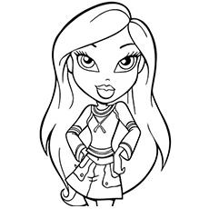 top 20 free printable bratz coloring pages online