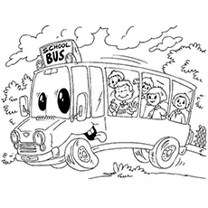 The kindergarten school bus coloring page_image