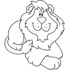 The Lambert lion coloring page