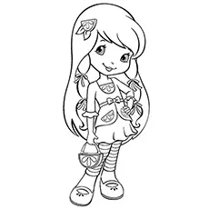 Lemon Meringue from Strawberry Shortcake coloring page