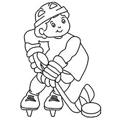 Top 10 Free Printable Hockey Coloring Pages Online