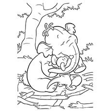 winnie the pooh lumpy coloring pages