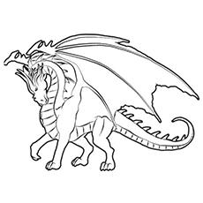 shreks dragon coloring pages