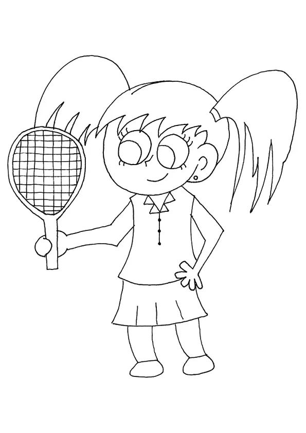 The-Pretty-Girl-Playing-Tennis