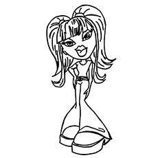 Roxxi, Bratz coloring page