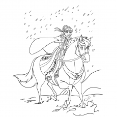The Sitron horse coloring page