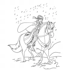 The Sitron horse coloring page