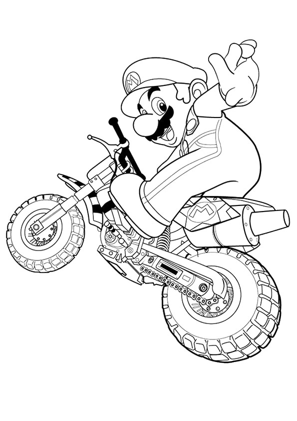 The-Super-Mario-On-Motorcycle