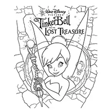 Tinker Bell and the Lost Treasure coloring page