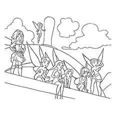 Tinker Bell and the Pirate Fairy coloring page