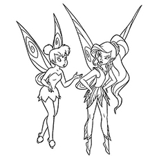 Top 25 Free Printable Tinkerbell Coloring Pages Online