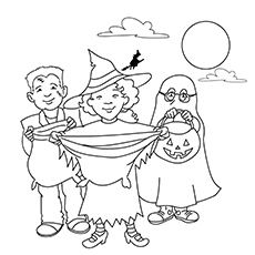 Halloween Coloring Pages - Free Printables - MomJunction