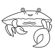 Walking Crab coloring page