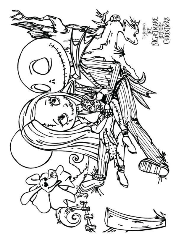 The-jack-Nightmare-christmas-coloring-pages