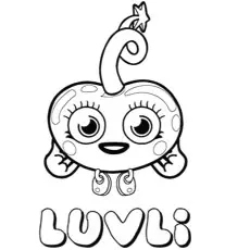 Luvli as one of the Moshi Monsters