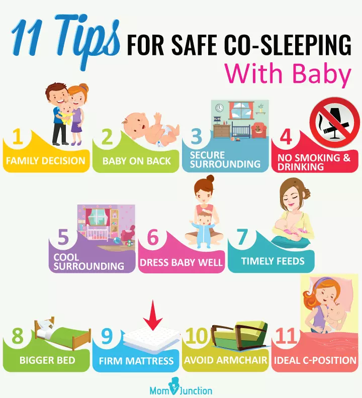 Tips for safe co-sleeping with baby