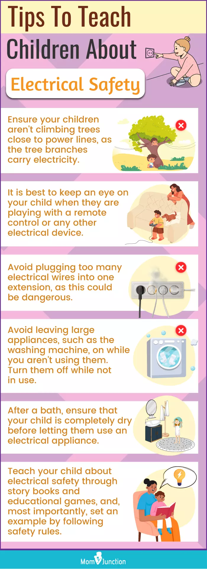 Tips To Teach Children About Electrical Safety (infographic)