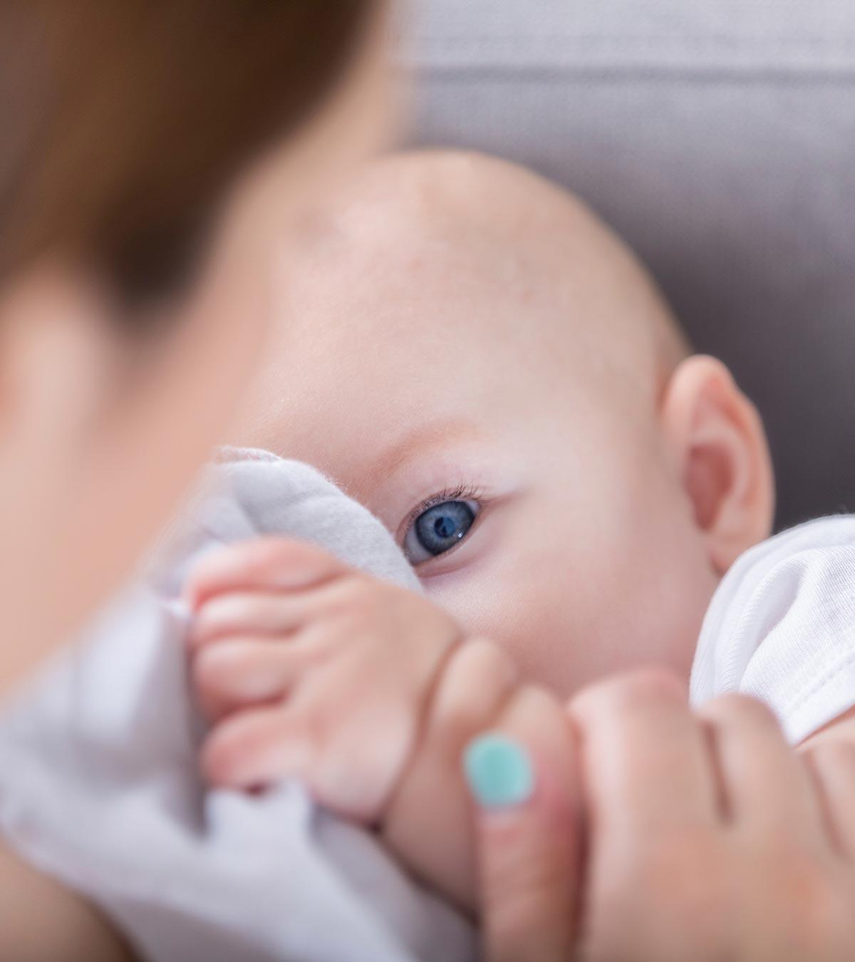 Baby Scratches Head While Nursing Indiangirlwallpaperhdfreedownload