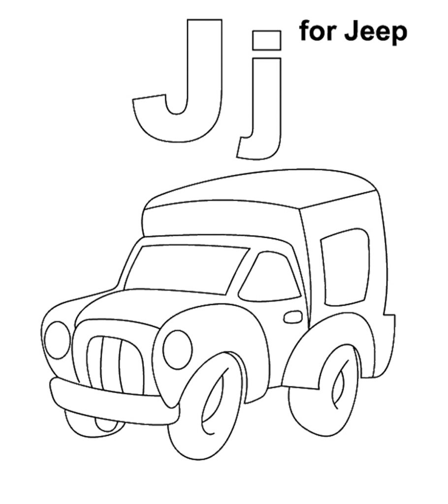 Download Top 10 Free Printable Letter J Coloring Pages Online