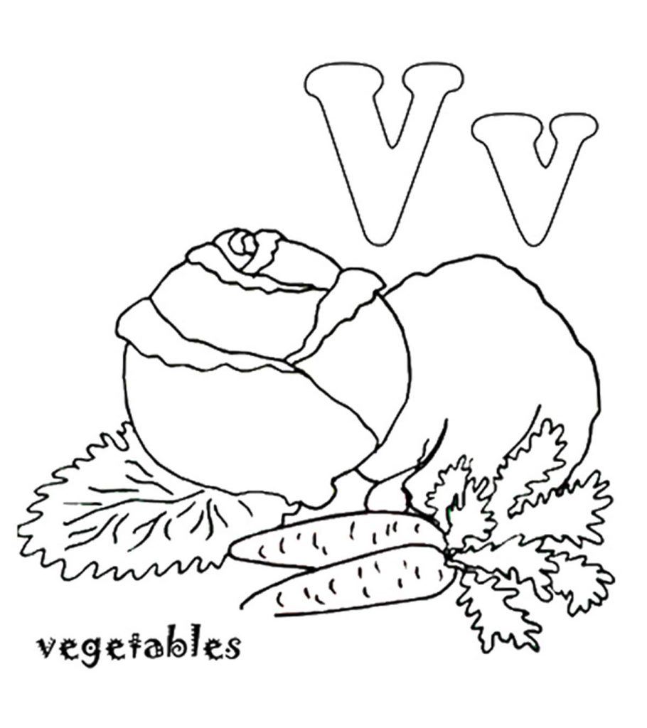 Top 10 Free Printable Letter V Coloring Pages Online