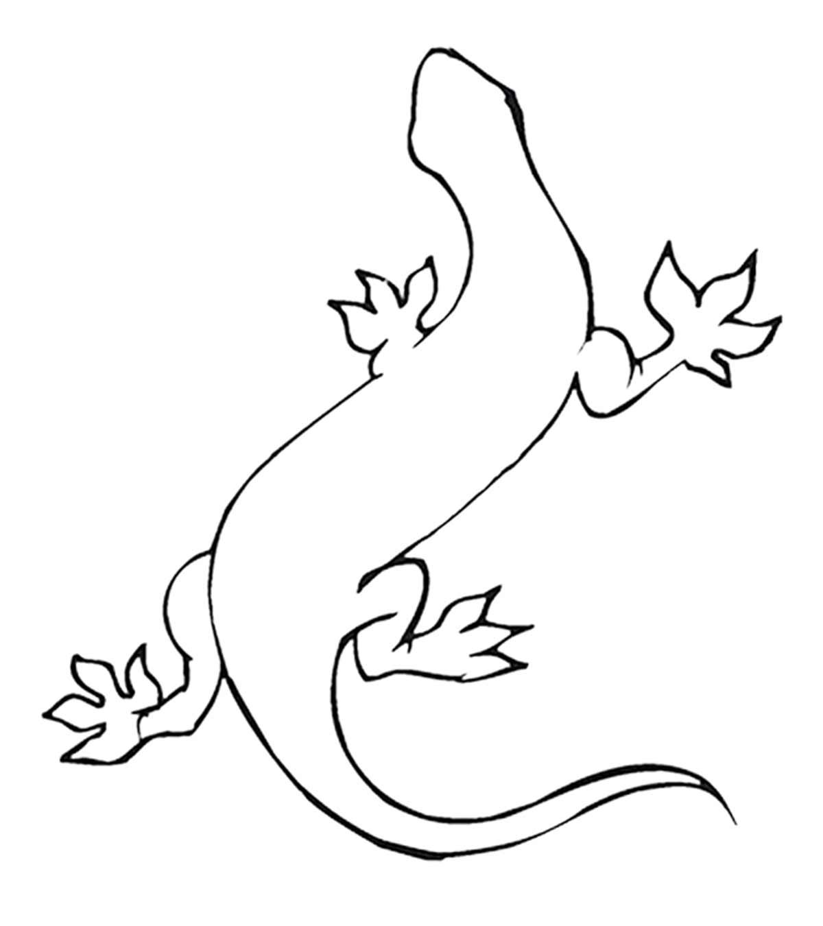 printable lizard pattern