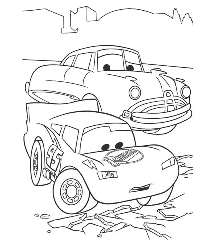 Top 21 'Lightning McQueen' Coloring Page For Your Toddler