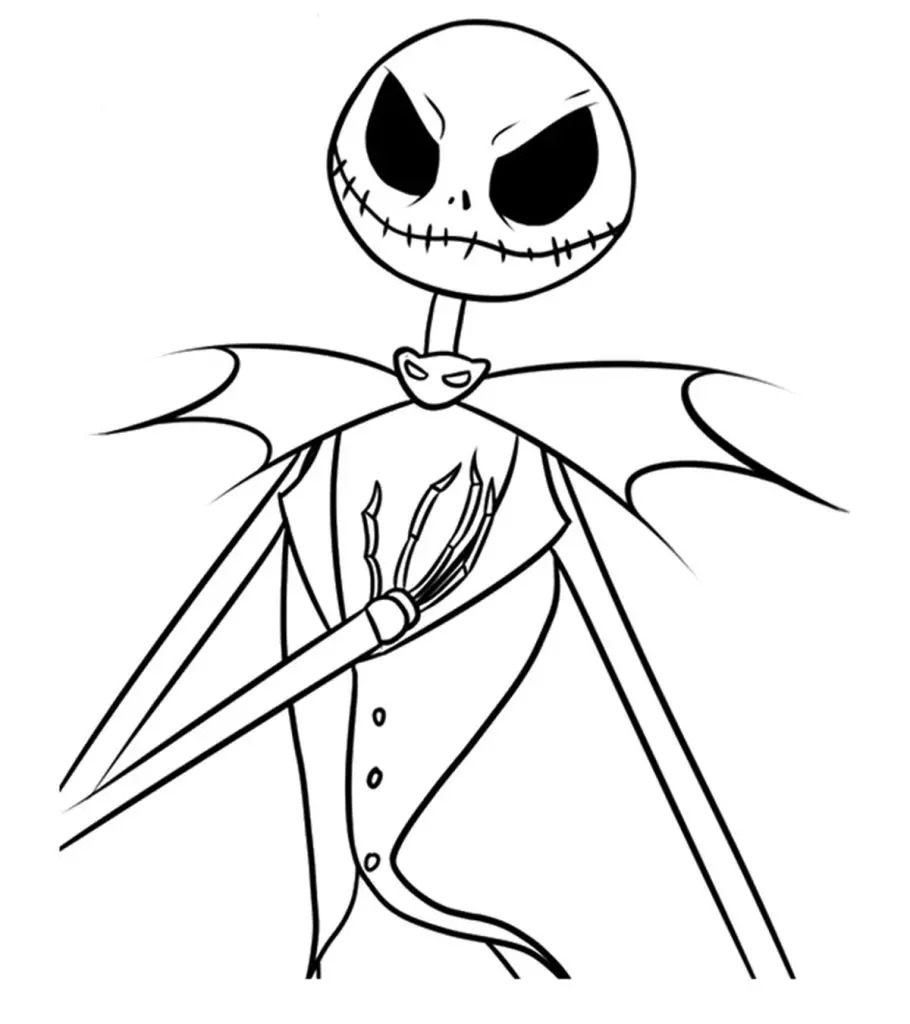 Top 25 'Nightmare Before Christmas' Coloring Pages for Your Little Ones