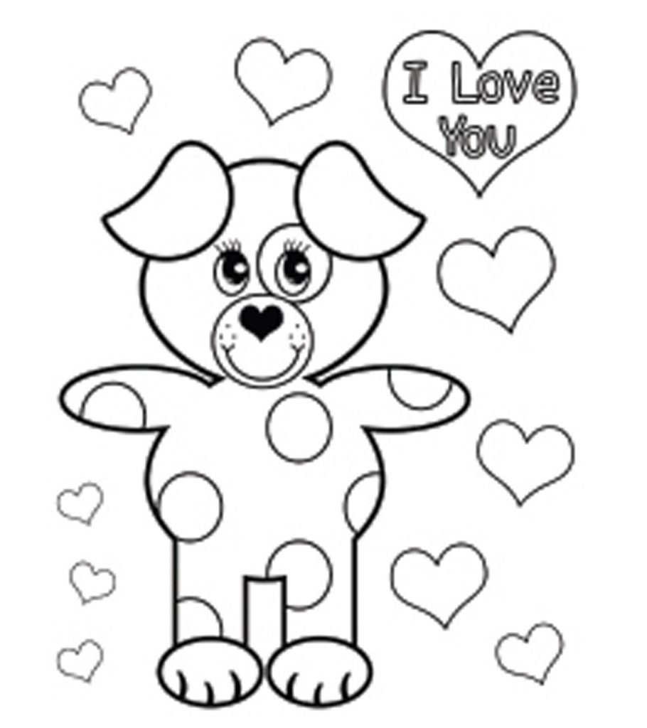 Top 20 Free Printable Valentines Day Coloring Pages Online
