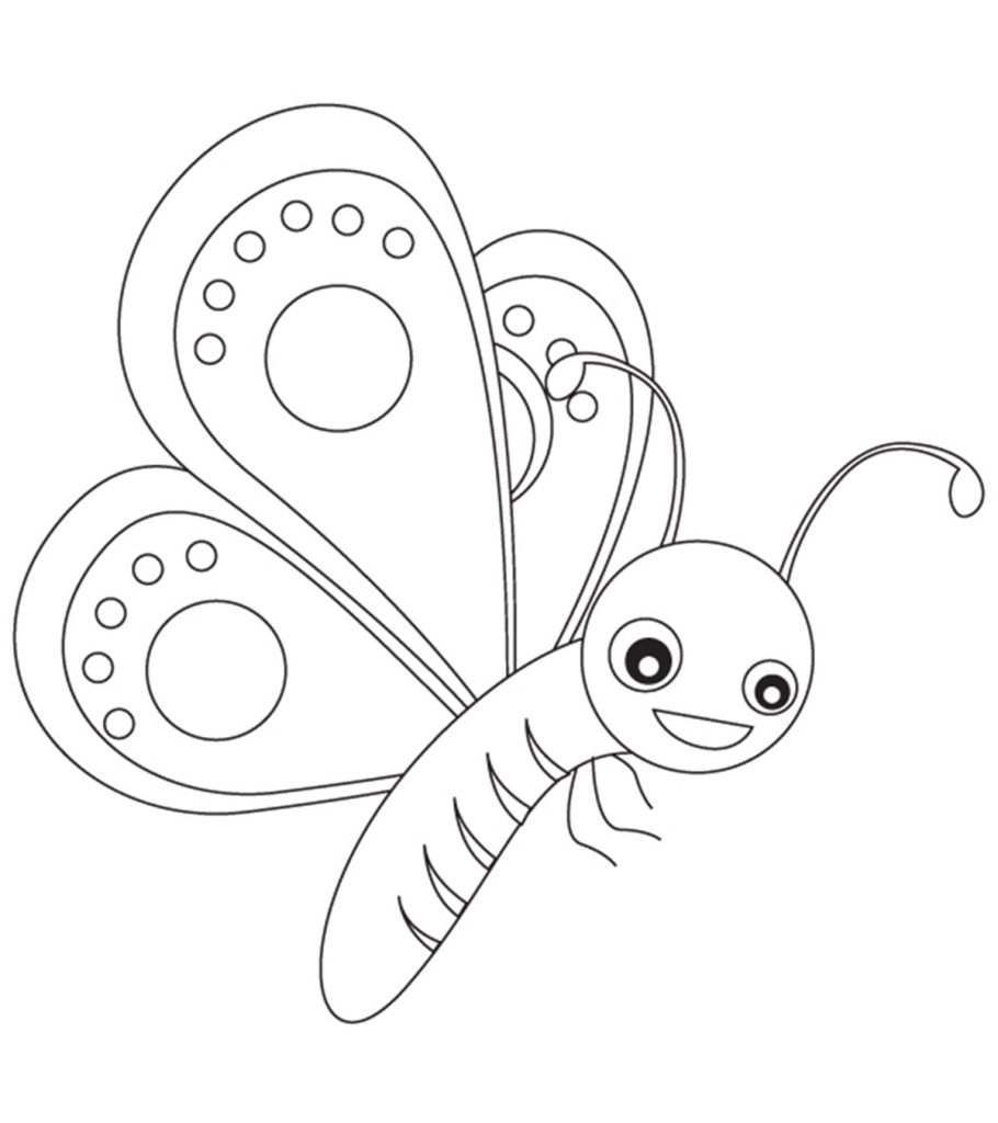 Top 20 Free Printable Butterfly Coloring Pages Online
