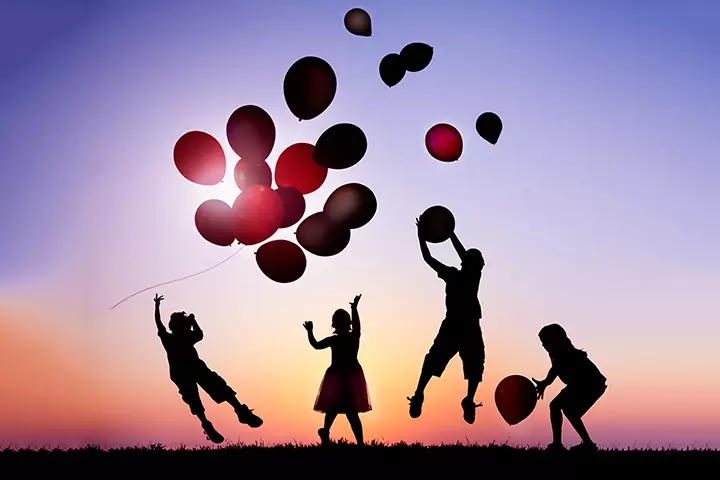 Balloon volleyball games for kids