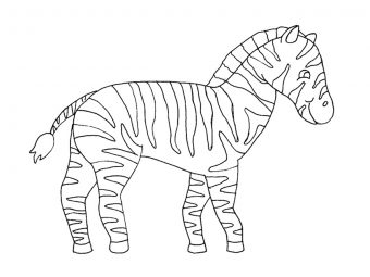 Top 20 Zebra Coloring Pages Your Toddler Will Love To Color