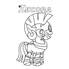 Zecora, My Little Pony coloring page
