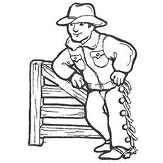 820 Cowboy Coloring Pages  Images