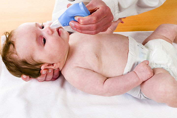 how to take out dry boogers from a newborn