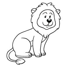 Lion Coloring Pages For Preschoolers