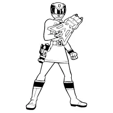 Mammoth Power Rangers Mega Force coloring page_image