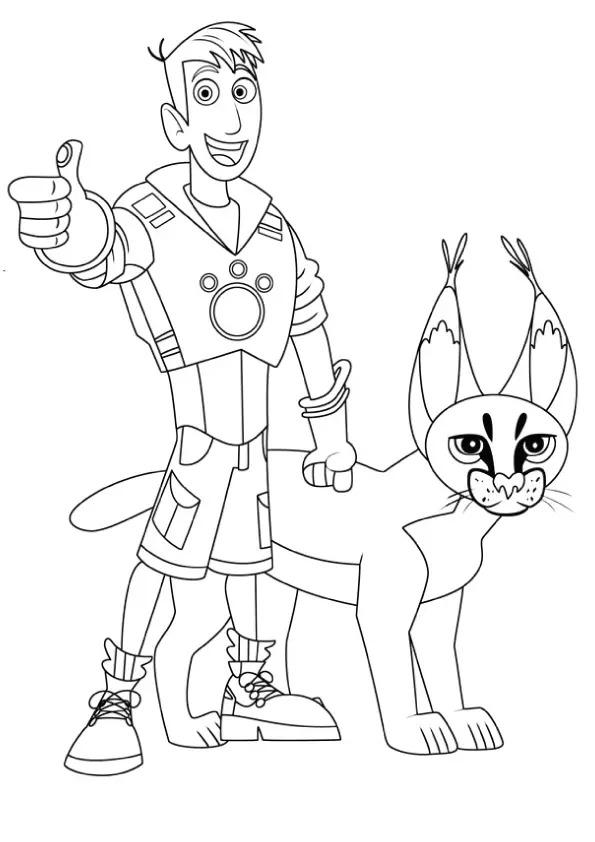 martin-and-cougar-coloring-pages