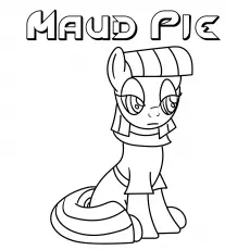 Maud Pie, My Little Pony coloring page_image