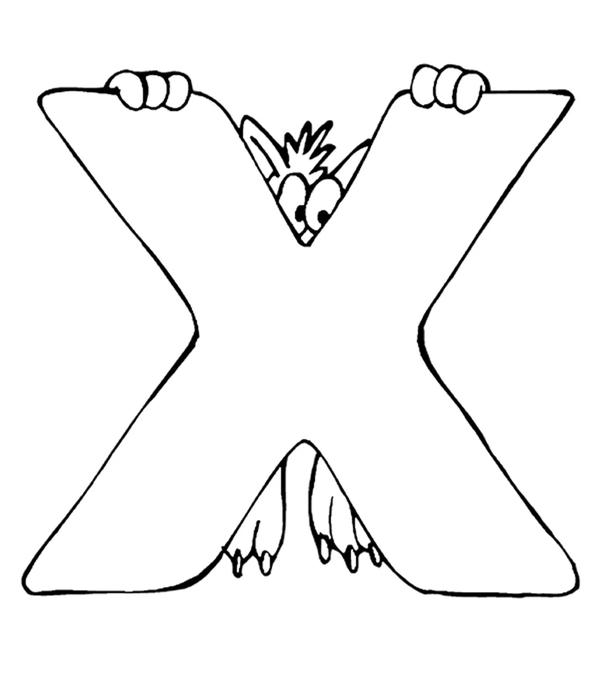 Top 10 Letter ‘X’ Coloring Pages Your Toddler Will Love To Learn & Color