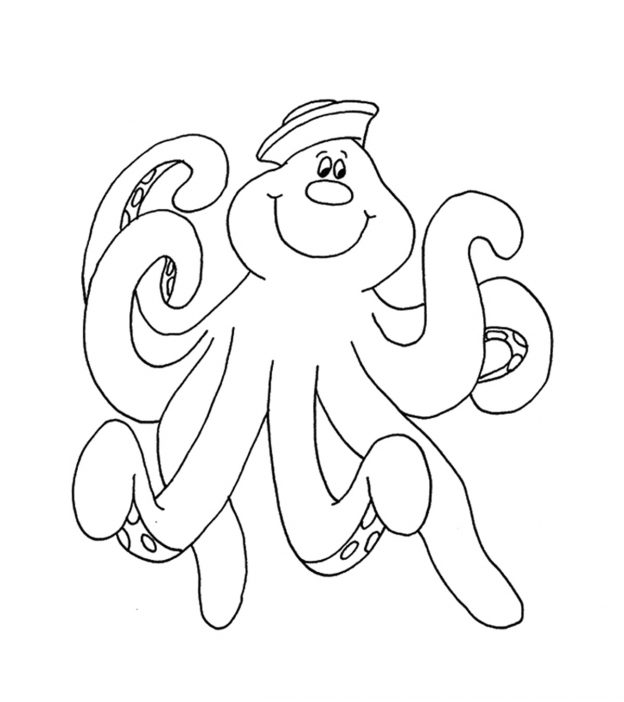 10 Cute Octopus Coloring Pages Your Toddler Will Love to Color