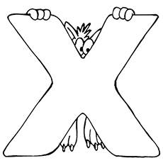 72 Coloring Pages Letter X For Free