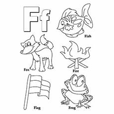 fire department with the letter f coloring pages 1