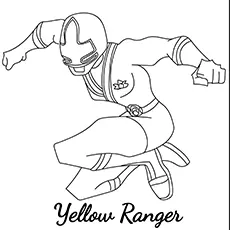 Power Rangers Mega Force set for action coloring page_image