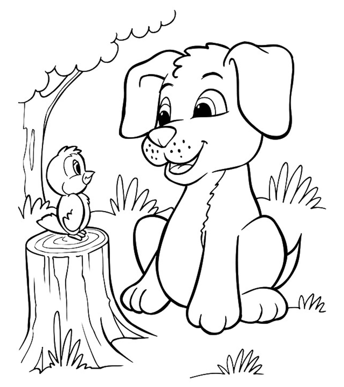 Featured image of post Coloring Page Printable Dog Pictures - Top 30 free printable puppy coloring pages online.