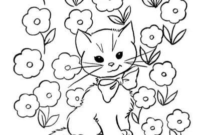 5500 Little Cat Coloring Pages  Best HD