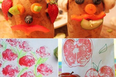 4 Interesting Fruits & Vegetables Craft Ideas For Kids