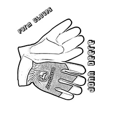 A Hand In Glove John Deere Coloring Pages