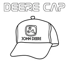 A Hats Off To Deer John Deere Coloring Pages
