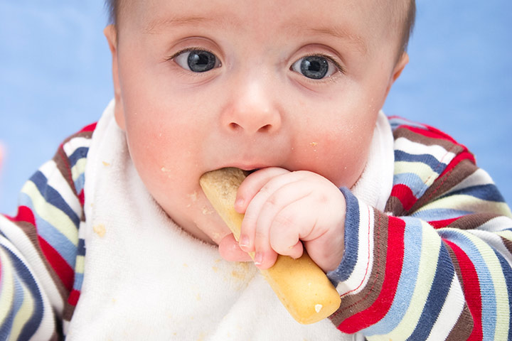 Banana oat teething biscuits oats recipe for babies