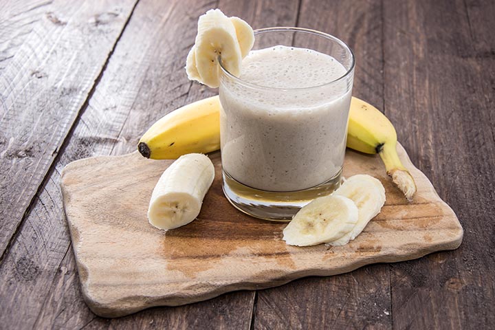 Banana oats smoothie recipe for babies